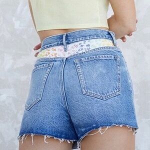 Pacsun Ultra High Rise Vintage Flower Shorts Floral Embroidery